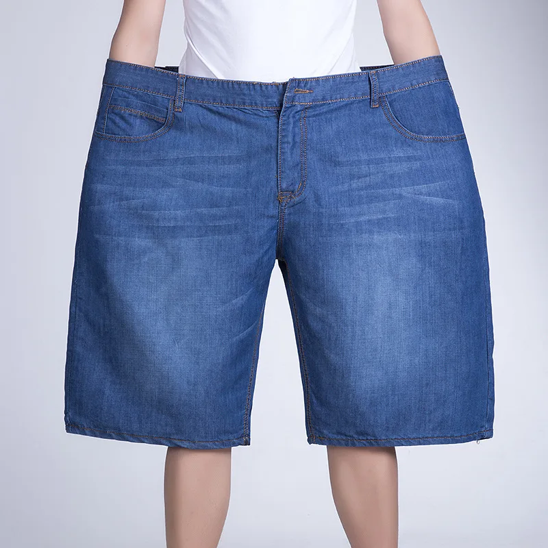 Новое поступление модные супер большие летние джинсовые шорты мужские тонкие