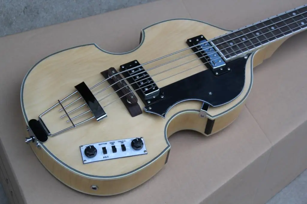 Natural maple Good Quality Sunburst Hofner Violin 4 Strings Bass Guitarra BB2 Electric Guitar 16227
Natural maple Good Quality Sunburst Hofner Violin 4 Strings Bass Guitarra BB2 Electric Guitar 16227