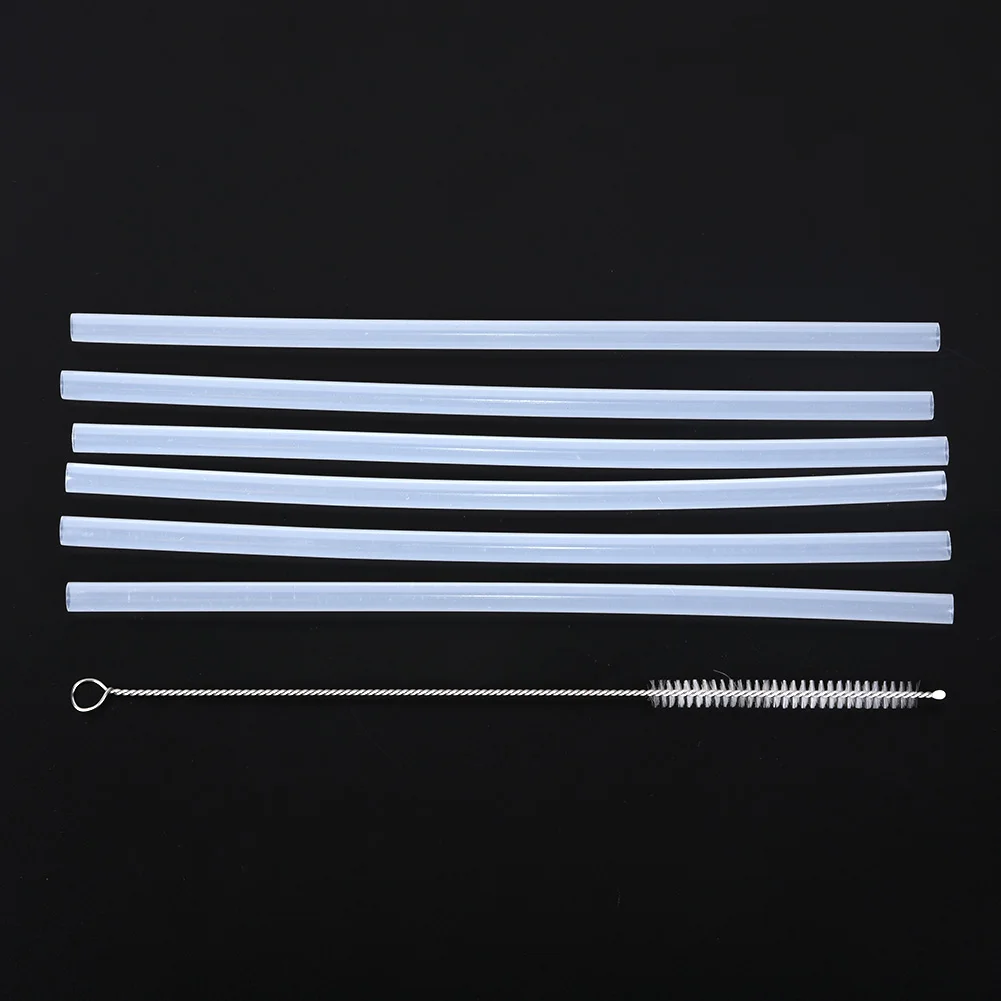 Replacement 6x Straws +1x Cleaning Brush Set For Hydro Flask Wide Mouth Bottle High Quality Durable Plastic Straw Reusable Drink
Replacement 6x Straws +1x Cleaning Brush Set For Hydro Flask Wide Mouth Bottle High Quality Durable Plastic Straw Reusable Drink