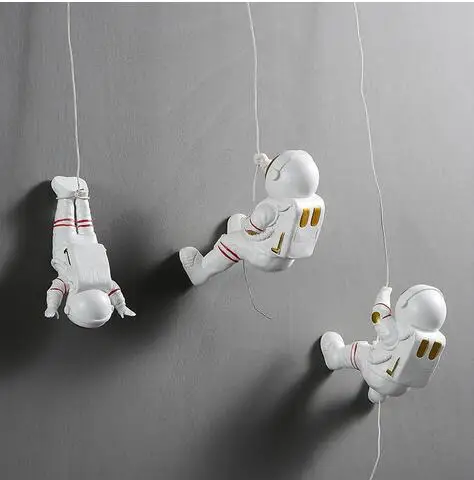 Nordic ins three-dimensional creative climbing astronaut astronaut pendant room background wall decoration wall hanging astronau
Nordic ins three-dimensional creative climbing astronaut astronaut pendant room background wall decoration wall hanging astronau
