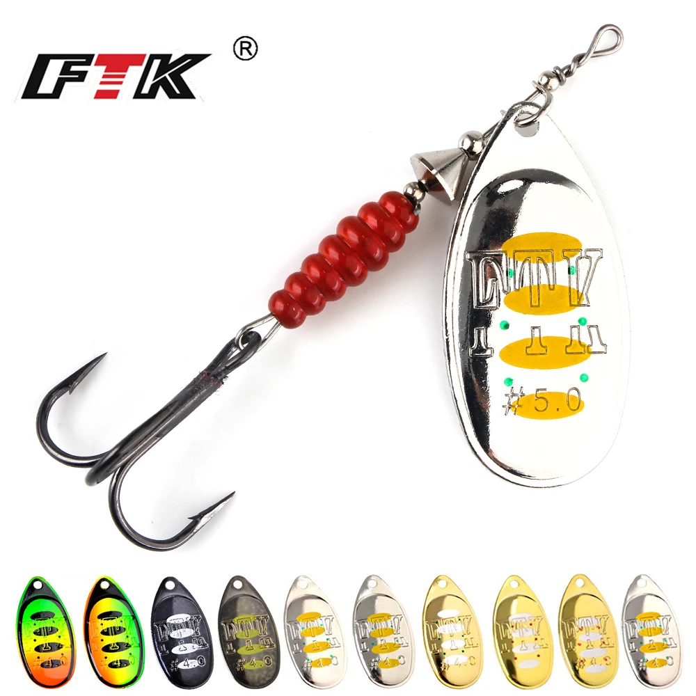 FISH KING Willow Spinner Bait Flashed Wobblers 8.4g 12.5g 14.7g Copper Size 3#-5# with Treble Hooks 2#-1/0# Fishing Accessories
FISH KING Willow Spinner Bait Flashed Wobblers 8.4g 12.5g 14.7g Copper Size 3#-5# with Treble Hooks 2#-1/0# Fishing Accessories