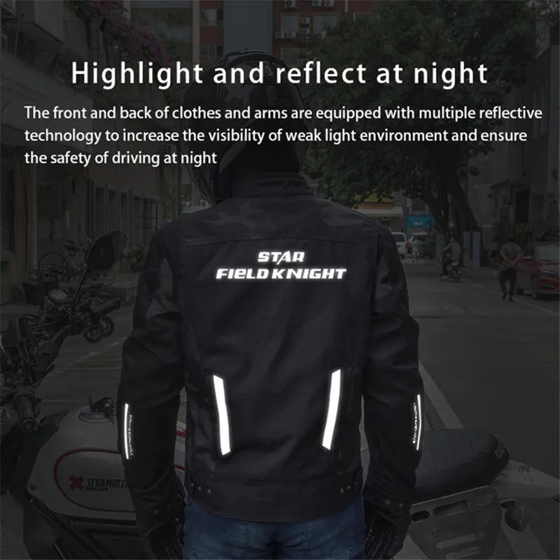 NEW Motorcycle Jacket Men's Warm Windproof Protective Riding Clothing Waterproof Motocross Coat With CE Protection M-3XL 
NEW Motorcycle Jacket Men's Warm Windproof Protective Riding Clothing Waterproof Motocross Coat With CE Protection M-3XL