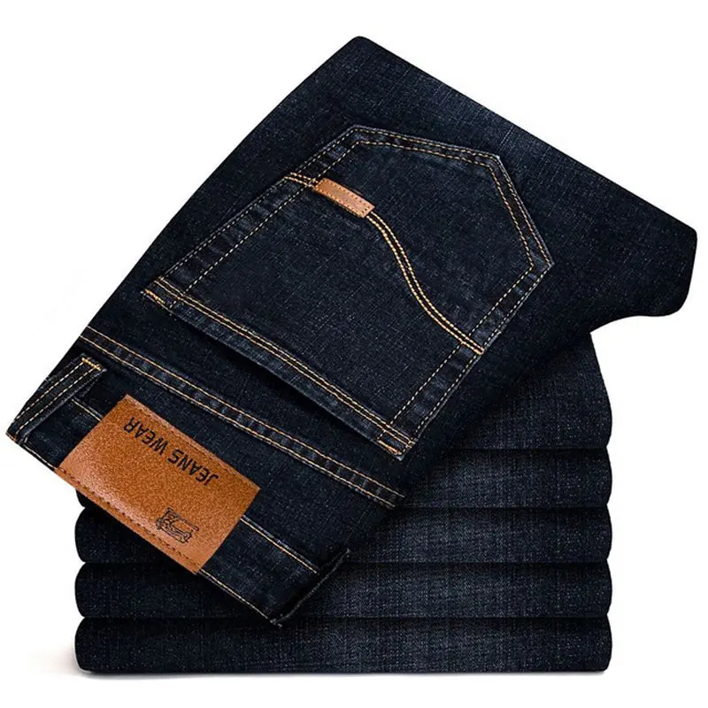 2021 Men's Jeans Business Casual Stretch Mid Slim Jeans Classic Trousers Solid Denim Pants Men Size 28-40 Men Clothing
2021 Men's Jeans Business Casual Stretch Mid Slim Jeans Classic Trousers Solid Denim Pants Men Size 28-40 Men Clothing