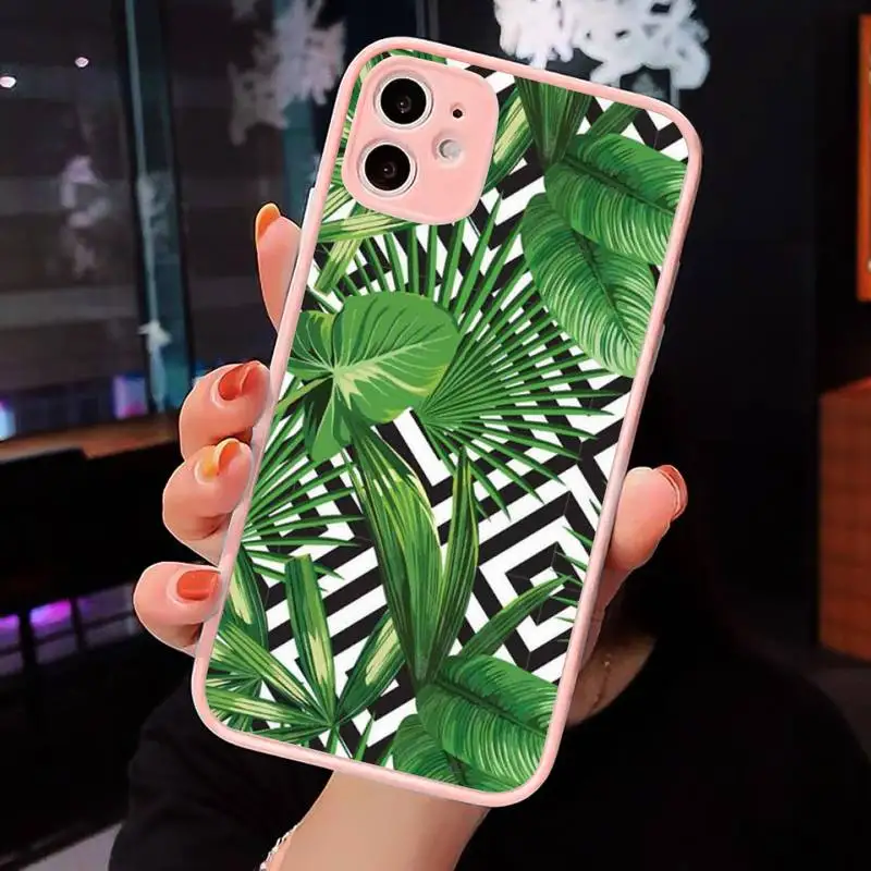 Banana Retro leaf flower Phone Case Matte transparent For Pink iPhone 12 Mini 11 Pro XR XS Max 7 8 Plus X Back Cover
Banana Retro leaf flower Phone Case Matte transparent For Pink iPhone 12 Mini 11 Pro XR XS Max 7 8 Plus X Back Cover