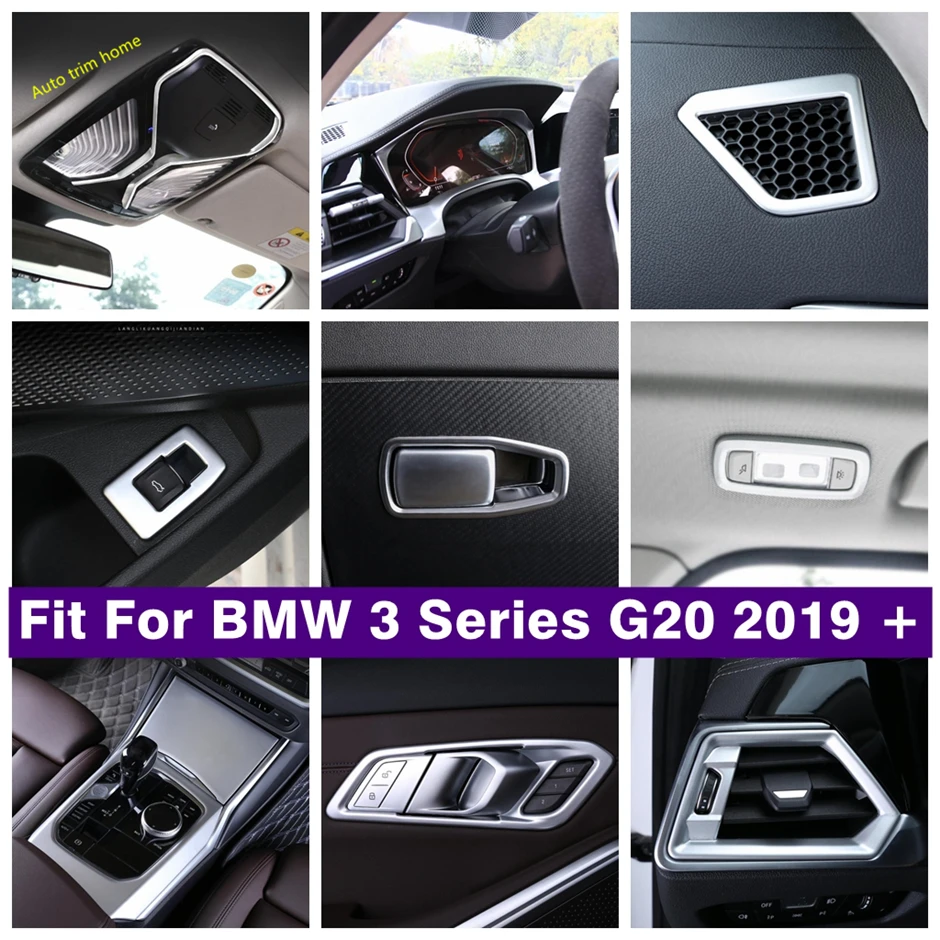 Car Accessories Gear Box Dashbaord Air AC Reading Lamps Trunk Switch Cover Trim For BMW 3 Series G20 2019 - 2022 Matte Kit
Car Accessories Gear Box Dashbaord Air AC Reading Lamps Trunk Switch Cover Trim For BMW 3 Series G20 2019 - 2022 Matte Kit