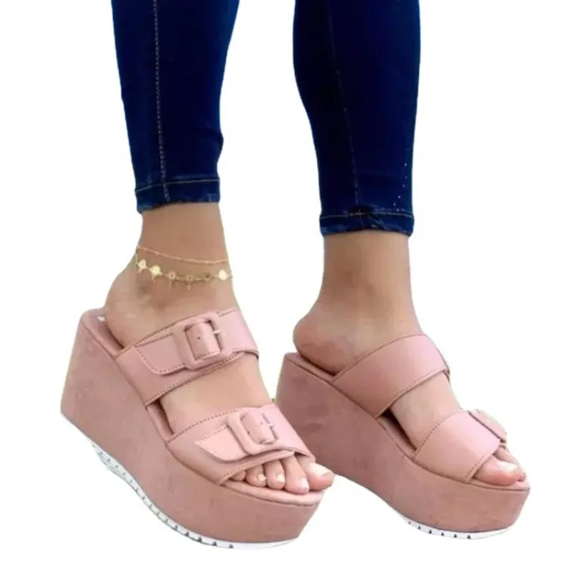 2021 Woman Wedges Slippers Casual Shoes Ladies Fashion Slip-On Female High Quality Sandals Woman Shoes New Zapatos De Sandalia
2021 Woman Wedges Slippers Casual Shoes Ladies Fashion Slip-On Female High Quality Sandals Woman Shoes New Zapatos De Sandalia