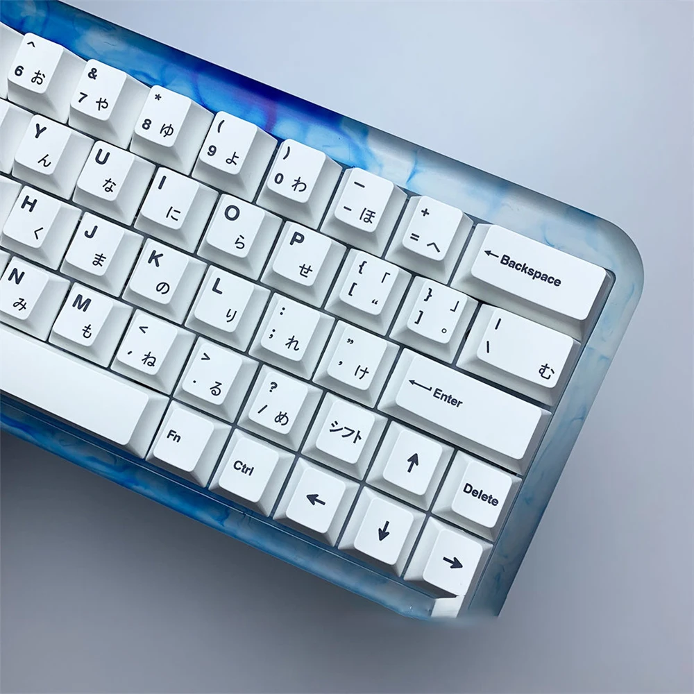 135 Keys Minimalist White Keycap For Mechanical Keyboard Original Height Keycaps Sublimation Customized PBT For Japanese Keycap
135 Keys Minimalist White Keycap For Mechanical Keyboard Original Height Keycaps Sublimation Customized PBT For Japanese Keycap