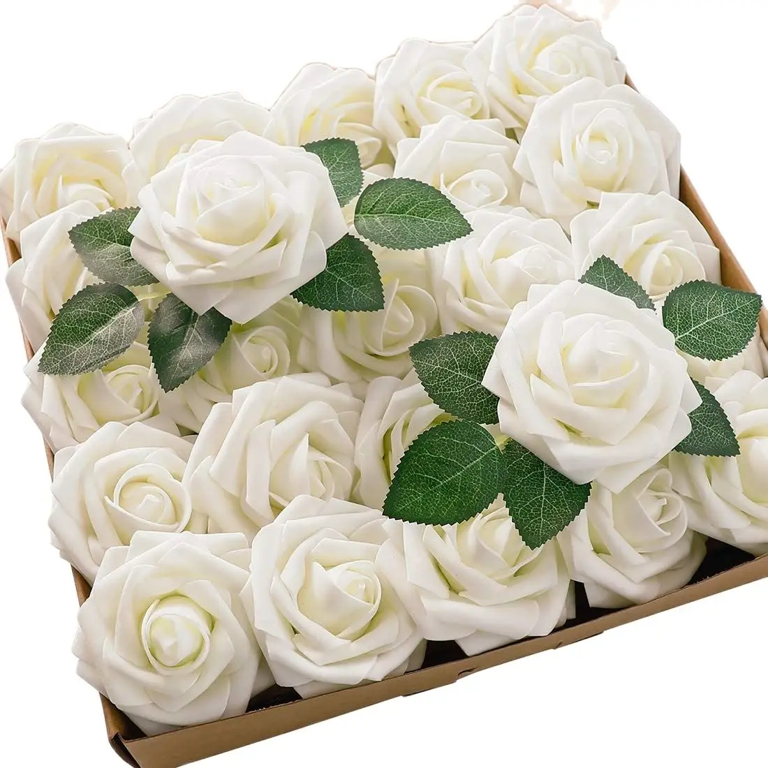 Искусственные цветы, 25 шт., искусственные поролоновые розы цвета слоновой кости с стеблями для самостоятельного изготовления свадебных бук... 
Искусственные цветы, 25 шт., искусственные поролоновые розы цвета слоновой кости с стеблями для самостоятельного изготовления свадебных бук...