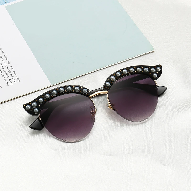 New Unique Pearl Cateye Eyebrows Sunglasses Women Men Personalized Cat Eye Fancy Sun Glasses Fashion UV400 Outdoor 2021 Shades
New Unique Pearl Cateye Eyebrows Sunglasses Women Men Personalized Cat Eye Fancy Sun Glasses Fashion UV400 Outdoor 2021 Shades