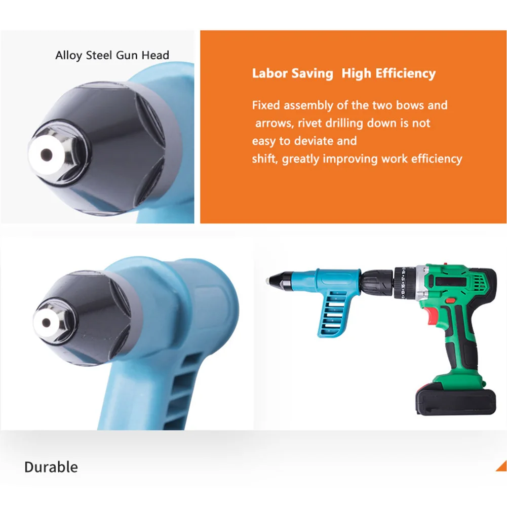 Electric Rivet Adapter Attachment Accessories Portable Conversion Tool Insert Nut Durable Cordless Drill Pull Anti Slip Power
Electric Rivet Adapter Attachment Accessories Portable Conversion Tool Insert Nut Durable Cordless Drill Pull Anti Slip Power