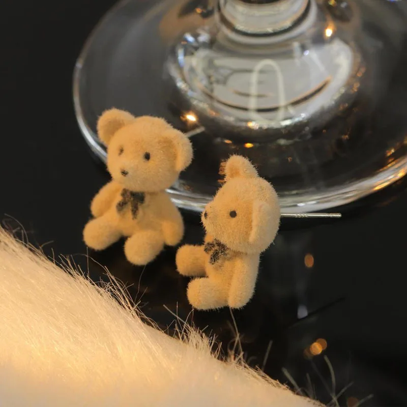 New Korean Kawaii Funny Plush Small Stud Earrings Cute Bow Bear Statement Dainty Earring Fashion Jewelry 2022 Brincos Wholesale
New Korean Kawaii Funny Plush Small Stud Earrings Cute Bow Bear Statement Dainty Earring Fashion Jewelry 2022 Brincos Wholesale