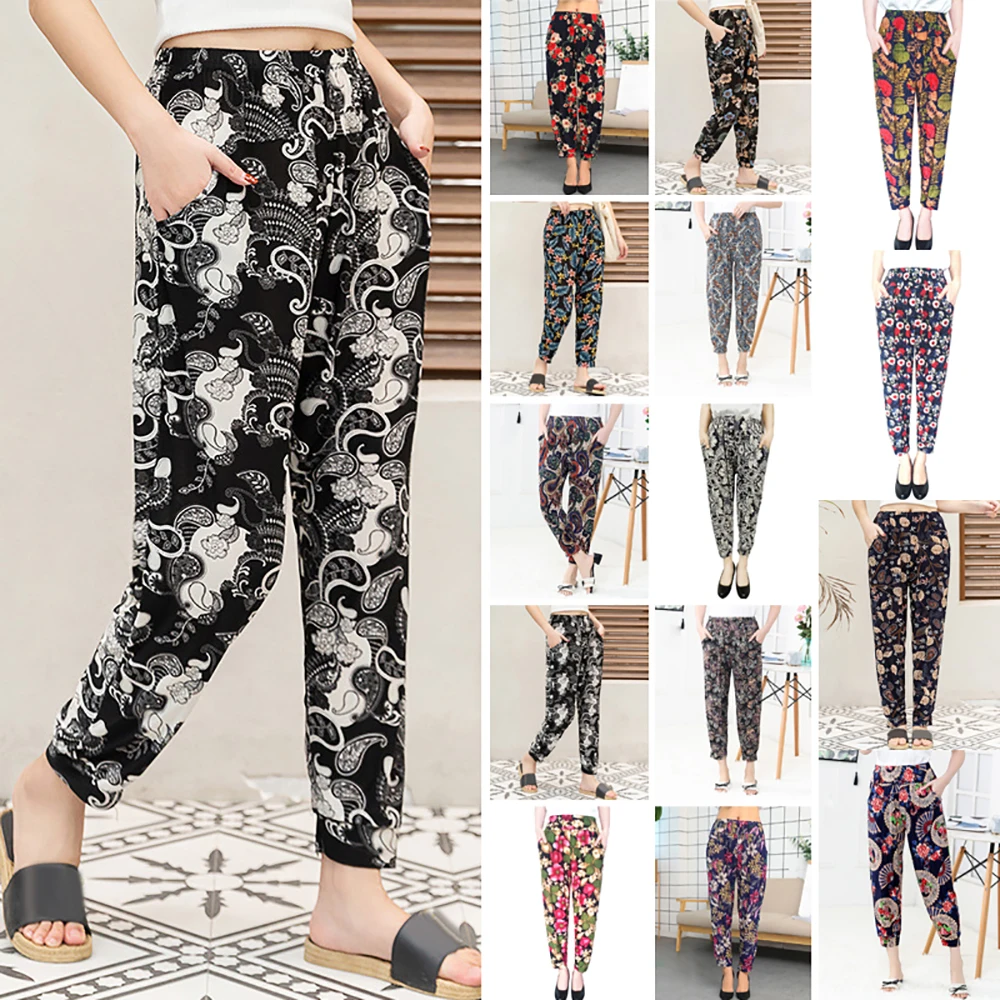 Women's Long Hareem Pants Summer Casual Loose Beach Print Trousers Yoga Fitness Quick Dry Sport Fitness Beach
Women's Long Hareem Pants Summer Casual Loose Beach Print Trousers Yoga Fitness Quick Dry Sport Fitness Beach