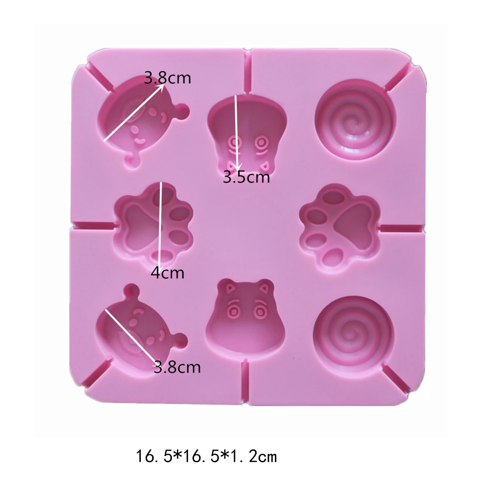 Милая круглая разнообразная силиконовая форма для домашних животных, желе и конфет, форма для торта, форма для украшения торта, силиконовая ...
Милая круглая разнообразная силиконовая форма для домашних животных, желе и конфет, форма для торта, форма для украшения торта, силиконовая ...