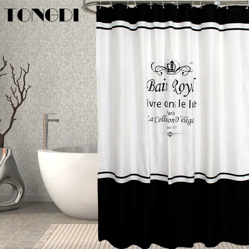 TONGDI Shower Curtain Thick Waterproof Eco-friend Modern Elegant Stripe Pattern Quick-drying Printing For Bathroom Washroom Home
TONGDI Shower Curtain Thick Waterproof Eco-friend Modern Elegant Stripe Pattern Quick-drying Printing For Bathroom Washroom Home
