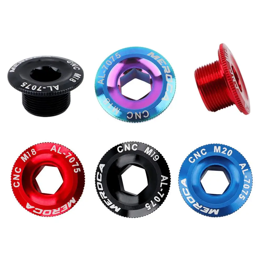 MTB Aluminum Alloy CNC Screw Cap Mountain Bike MTB Crank Cover Screws M18/M20 Crankset Bolts Bicycle Bike Spare Parts
MTB Aluminum Alloy CNC Screw Cap Mountain Bike MTB Crank Cover Screws M18/M20 Crankset Bolts Bicycle Bike Spare Parts