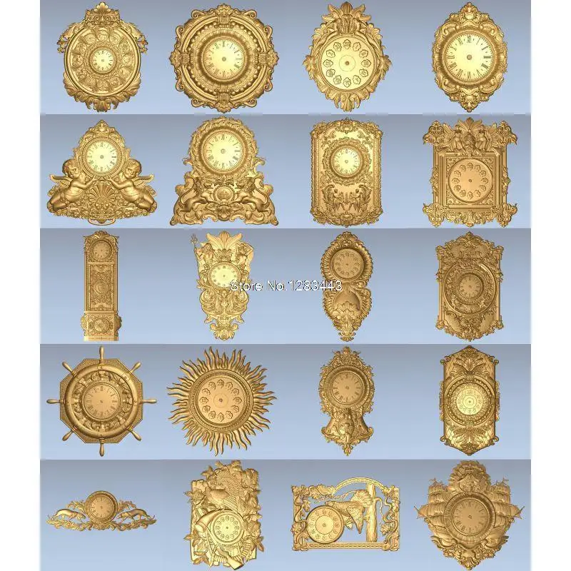 20pcs clock 3d model STL relief for cnc STL format Horologe 3d model for cnc stl relief artcam vectric aspire
20pcs clock 3d model STL relief for cnc STL format Horologe 3d model for cnc stl relief artcam vectric aspire