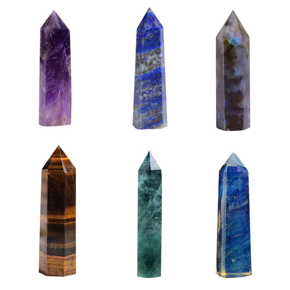 Natural Crystal Quartz Point Wand Healing Reiki Chakra Stone Tower Energy Ore Home Decoration Gifts
Natural Crystal Quartz Point Wand Healing Reiki Chakra Stone Tower Energy Ore Home Decoration Gifts