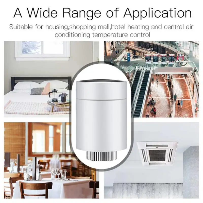 Tuya Smart Radiator Actuator Programmable Thermostatic Radiator Valve Temperature Controller Voice Control Support Alexa Google
Tuya Smart Radiator Actuator Programmable Thermostatic Radiator Valve Temperature Controller Voice Control Support Alexa Google