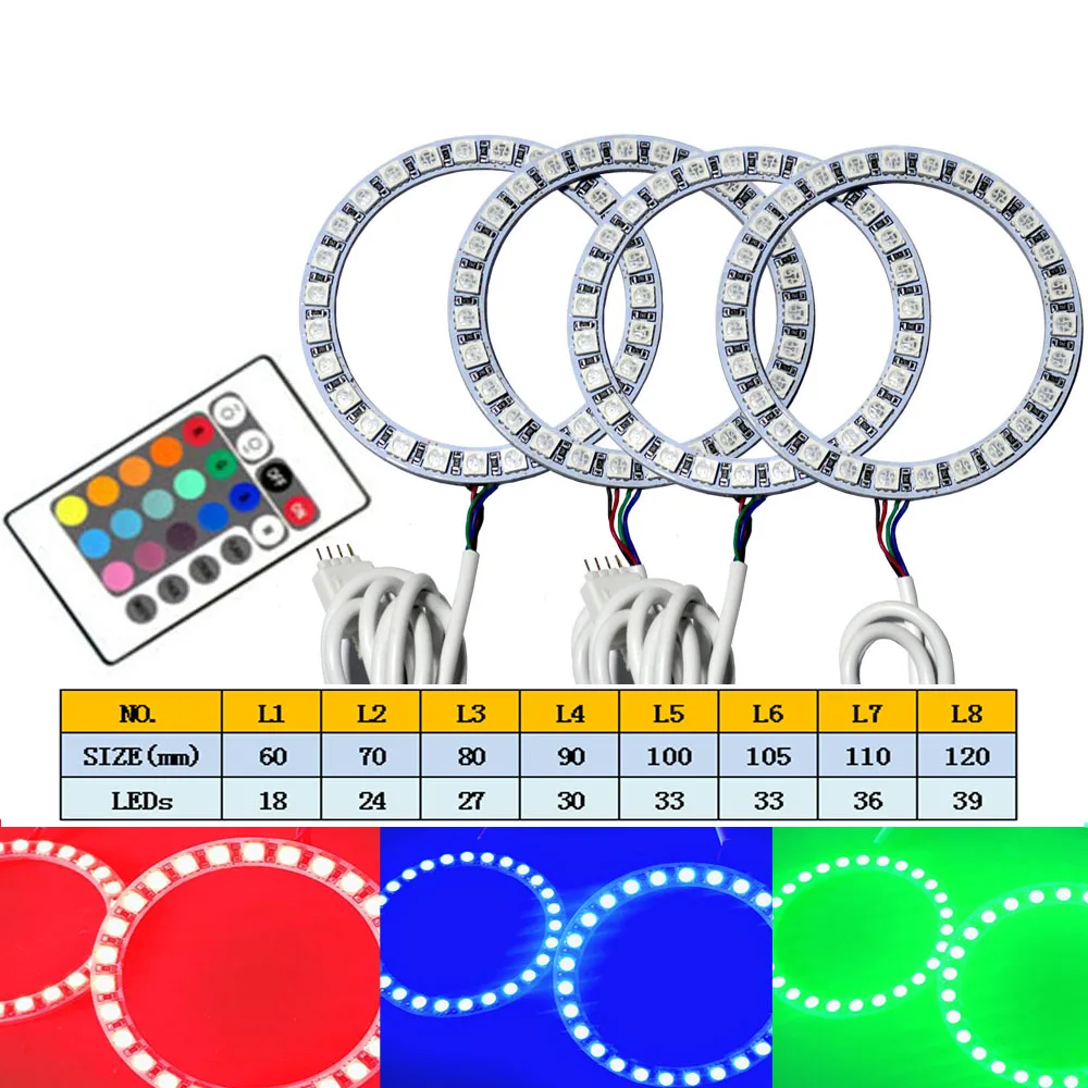 Кольцо диафрагмы светодисветодиодный «ангельский глаз», 100 RGB, 7 цветов, 60, 70, 80, 90, 110, мм, пульт дистанционного управления с 24 кнопками
Кольцо диафрагмы светодисветодиодный «ангельский глаз», 100 RGB, 7 цветов, 60, 70, 80, 90, 110, мм, пульт дистанционного управления с 24 кнопками