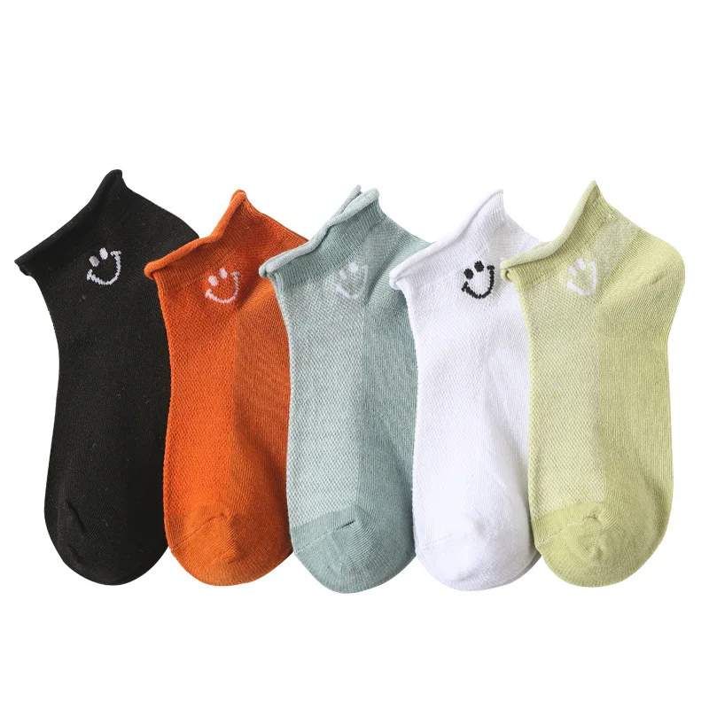 5 Pairs Women Socks Set Kawaii Harajuku Breathable Spring Bouncy Silicone Invisible Socks CuteSolid Color Pure Cotton Smiley
5 Pairs Women Socks Set Kawaii Harajuku Breathable Spring Bouncy Silicone Invisible Socks CuteSolid Color Pure Cotton Smiley