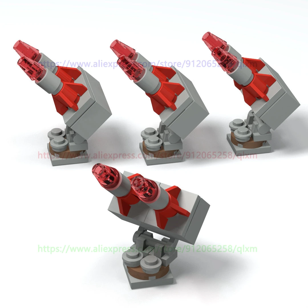 4set Military Series Air Defense Missile Weapons of War Building Block Educational Creative Toys for Children Kid Gift
4set Military Series Air Defense Missile Weapons of War Building Block Educational Creative Toys for Children Kid Gift