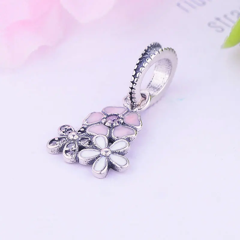 925 Sterling Silver Pink White Enamel Flower Daisy Bead Pendant Fit Original Pan Charm Bracelet Jewelry Making Berloque New
925 Sterling Silver Pink White Enamel Flower Daisy Bead Pendant Fit Original Pan Charm Bracelet Jewelry Making Berloque New