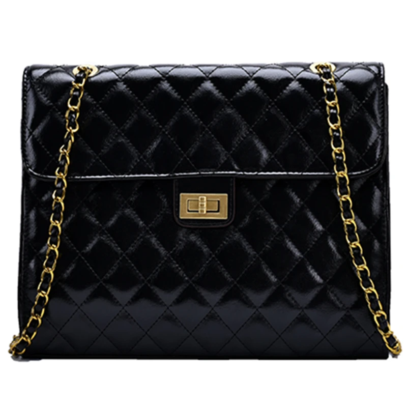 Ymh Women's Large Capacity Rhombus Chain Bag Chic Chanel-Style Shoulder Crossbody Bag Simple Elegant Flip Square Bag
Ymh Women's Large Capacity Rhombus Chain Bag Chic Chanel-Style Shoulder Crossbody Bag Simple Elegant Flip Square Bag