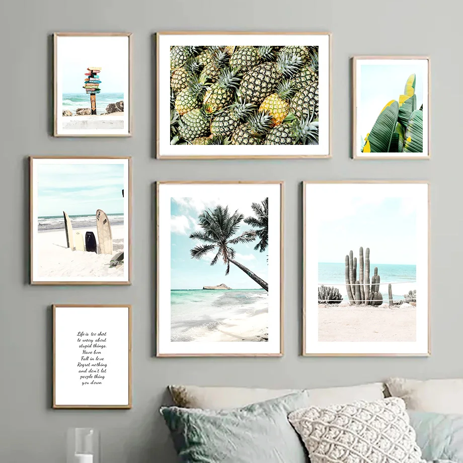 Beach Palm Coconut Tree Pineapple Cactus Wall Art Canvas Painting Nordic Posters And Prints Wall Pictures For Living Room Decor
Beach Palm Coconut Tree Pineapple Cactus Wall Art Canvas Painting Nordic Posters And Prints Wall Pictures For Living Room Decor