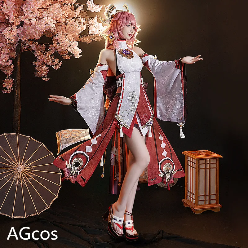 Предпродажа AGCOS! Genshin Impact Miss Fox Yae Miko женское платье для рождественской вечеринки костюмы для косплея Yae Miko
Предпродажа AGCOS! Genshin Impact Miss Fox Yae Miko женское платье для рождественской вечеринки костюмы для косплея Yae Miko