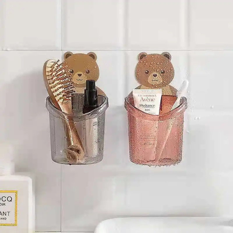 Bathroom Bear Cup Paste Hole Free Wall Storage Tube Toothpaste Storage Box Bathroom Bathroom Toothbrush Holder
Bathroom Bear Cup Paste Hole Free Wall Storage Tube Toothpaste Storage Box Bathroom Bathroom Toothbrush Holder
