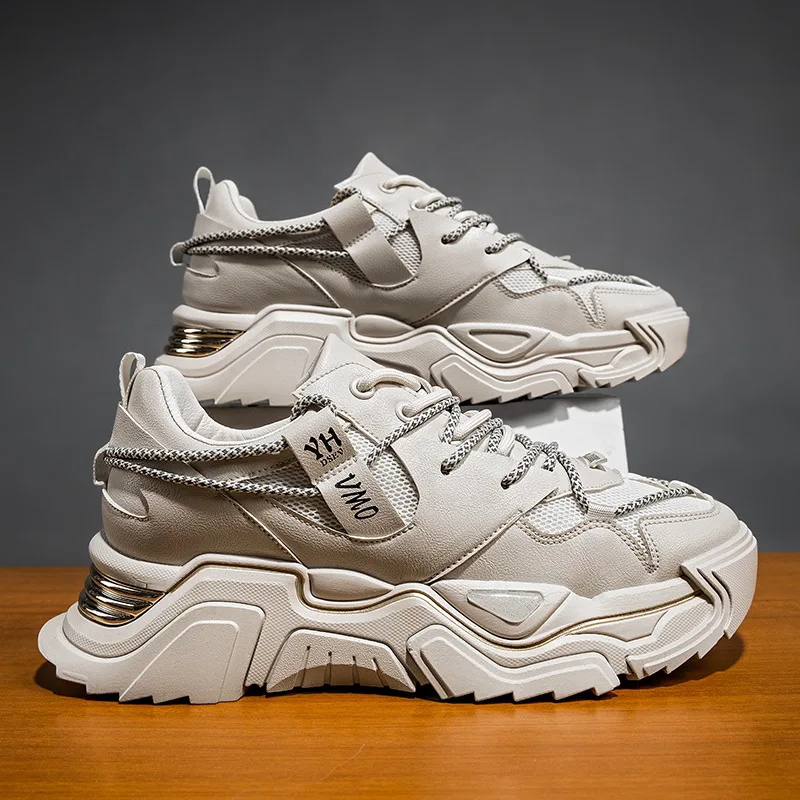 Men Chunky Sneakers Outdoor mens Casual Shoes New Fashion Breathable Non-Slip Platform Shoes Thick Sole Running Walking Shoes
Men Chunky Sneakers Outdoor mens Casual Shoes New Fashion Breathable Non-Slip Platform Shoes Thick Sole Running Walking Shoes