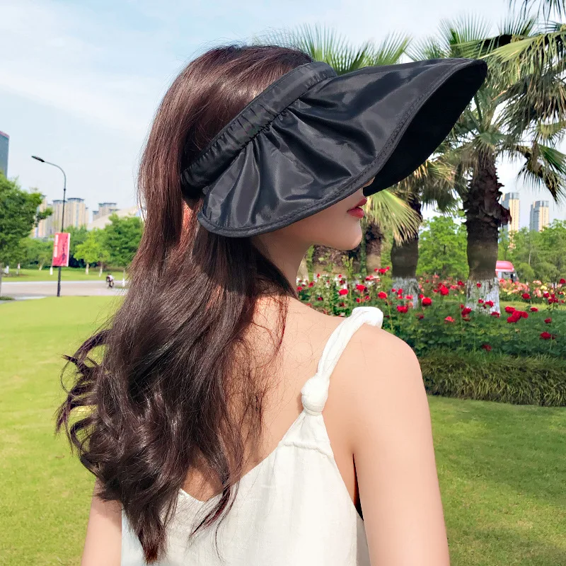 New Hollow Top Bucket Hat Sun Visor Cap Women Summer Leisure Outing Anti-ultraviolet Big Eaves Sunscreen Vinyl with Horsetail
New Hollow Top Bucket Hat Sun Visor Cap Women Summer Leisure Outing Anti-ultraviolet Big Eaves Sunscreen Vinyl with Horsetail