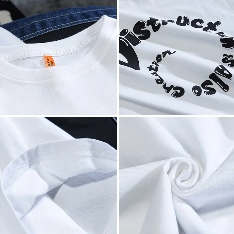 Streetwear Men Summer New Smiling Face Letter Printed T-shirts Cotton Short Sleeve Couple's Dress Women Casual House Wear Tees
Streetwear Men Summer New Smiling Face Letter Printed T-shirts Cotton Short Sleeve Couple's Dress Women Casual House Wear Tees