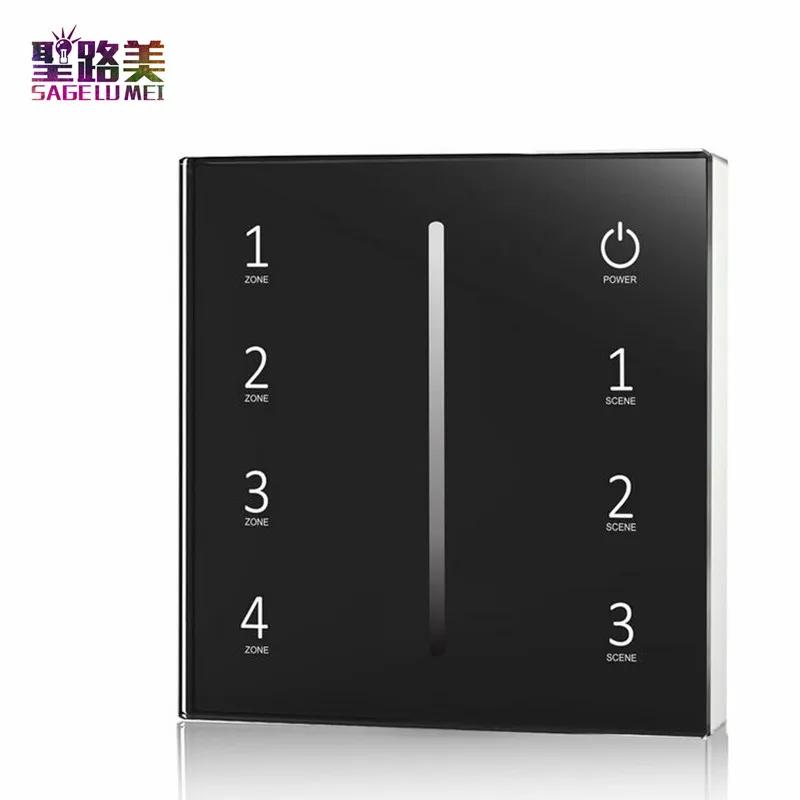 T11-1/T12-1/T13-1/T14-1 Touch Panel Controller 4Zone DMX512 Master work D4-L decoder RF Remote fr single color/cct/RGB/RGBW tape
T11-1/T12-1/T13-1/T14-1 Touch Panel Controller 4Zone DMX512 Master work D4-L decoder RF Remote fr single color/cct/RGB/RGBW tape