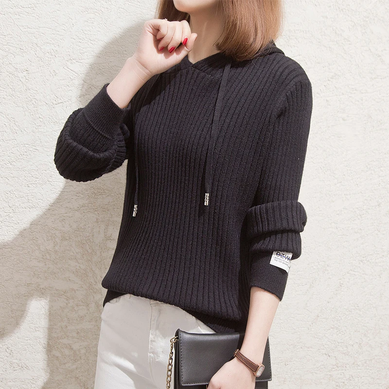 Sweater Women Jumper 2021 Loose Long Sleeve Knitted Pullover Sweater Female Black
Sweater Women Jumper 2021 Loose Long Sleeve Knitted Pullover Sweater Female Black