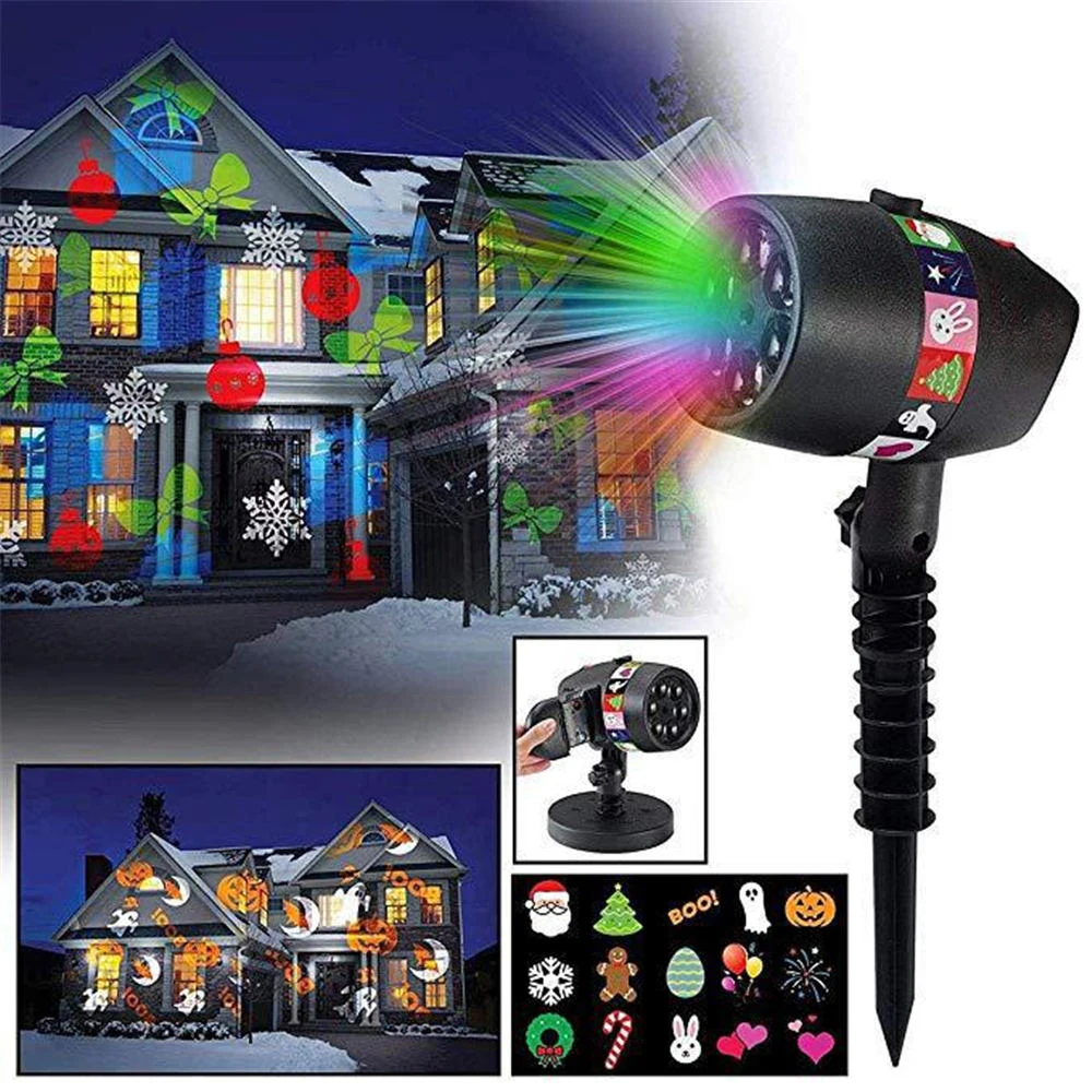 Christmas Halloween Window Garden Projector Lawn Laser Projection Lamp Pumpkin Light Holiday Party Xmas Lights Lighting Decor
Christmas Halloween Window Garden Projector Lawn Laser Projection Lamp Pumpkin Light Holiday Party Xmas Lights Lighting Decor