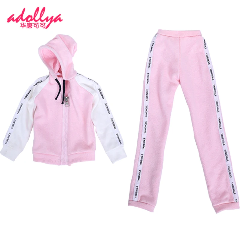 Аксессуары для кукол Adollya BJD Спортивная Одежда 60 см белый желтый розовый костюм