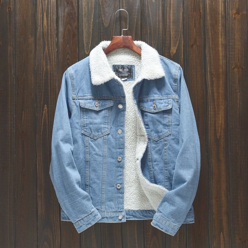 Nowsaa Large Size Men Jacket and Coat Trendy Warm Fleece Thick Denim Jacket Winter Autumn Jean Jacket Outwear Male Cowboy Maxi
Nowsaa Large Size Men Jacket and Coat Trendy Warm Fleece Thick Denim Jacket Winter Autumn Jean Jacket Outwear Male Cowboy Maxi