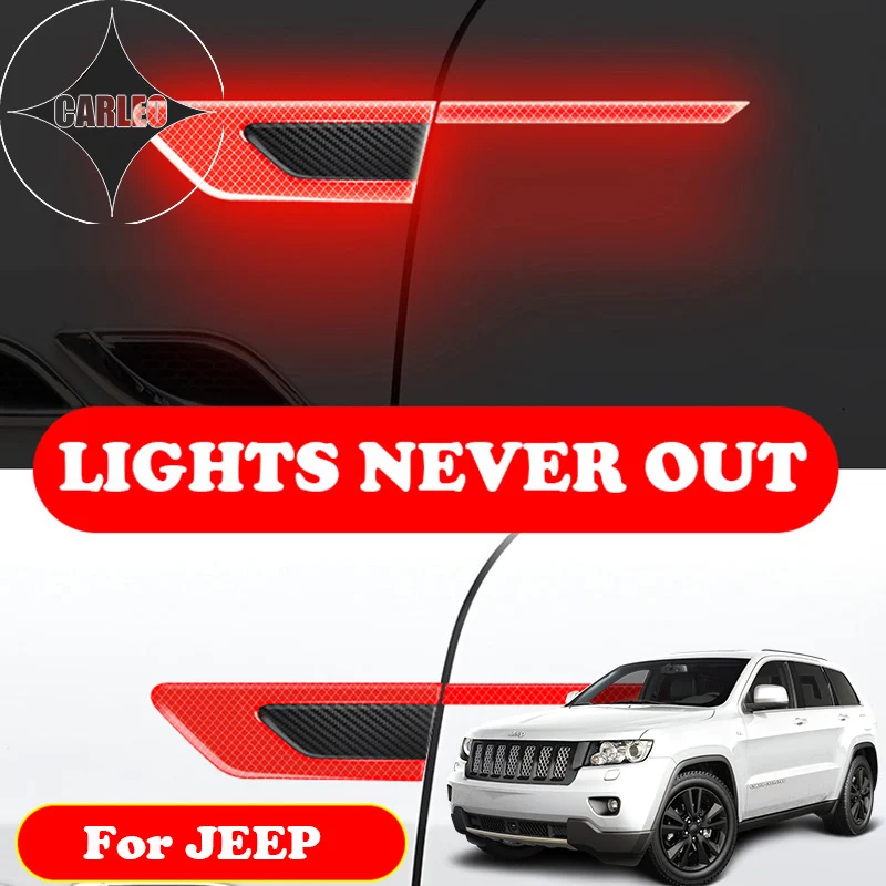 12pcs Car Reflective Stickers Universal for JEEP Wrangler Cherokee Compass Carbon Fiber Auto Door Body Wheel Brow Luminous Trim
12pcs Car Reflective Stickers Universal for JEEP Wrangler Cherokee Compass Carbon Fiber Auto Door Body Wheel Brow Luminous Trim