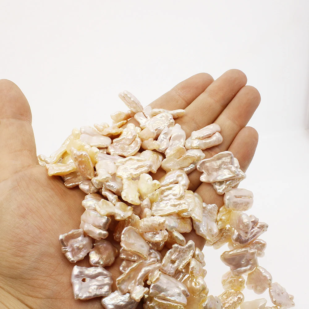 Natural Freshwater Pearls Personality Irregular Flat Beads Jewelry Making DIY Necklaces Bracelets Earrings Jewelry Accessories
Natural Freshwater Pearls Personality Irregular Flat Beads Jewelry Making DIY Necklaces Bracelets Earrings Jewelry Accessories