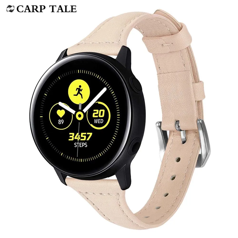 Smart watch accessories for Samsung Galaxy Watch Active band 20mm 22mm First layer cowhide leather strap for women Khaki flowers
Smart watch accessories for Samsung Galaxy Watch Active band 20mm 22mm First layer cowhide leather strap for women Khaki flowers