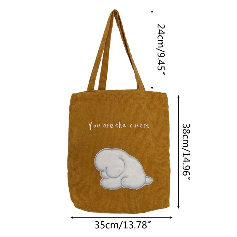 Women Ladies Corduroy Handbags Shoulder Bag Ladies Tote Purse Messenger
Women Ladies Corduroy Handbags Shoulder Bag Ladies Tote Purse Messenger