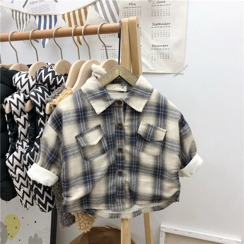 2020 Baby Children's Fashion Cotton Plaid Shirt Tops Children Boys T-shirt 12M-5 Years Old Baby Boy Clothes
2020 Baby Children's Fashion Cotton Plaid Shirt Tops Children Boys T-shirt 12M-5 Years Old Baby Boy Clothes