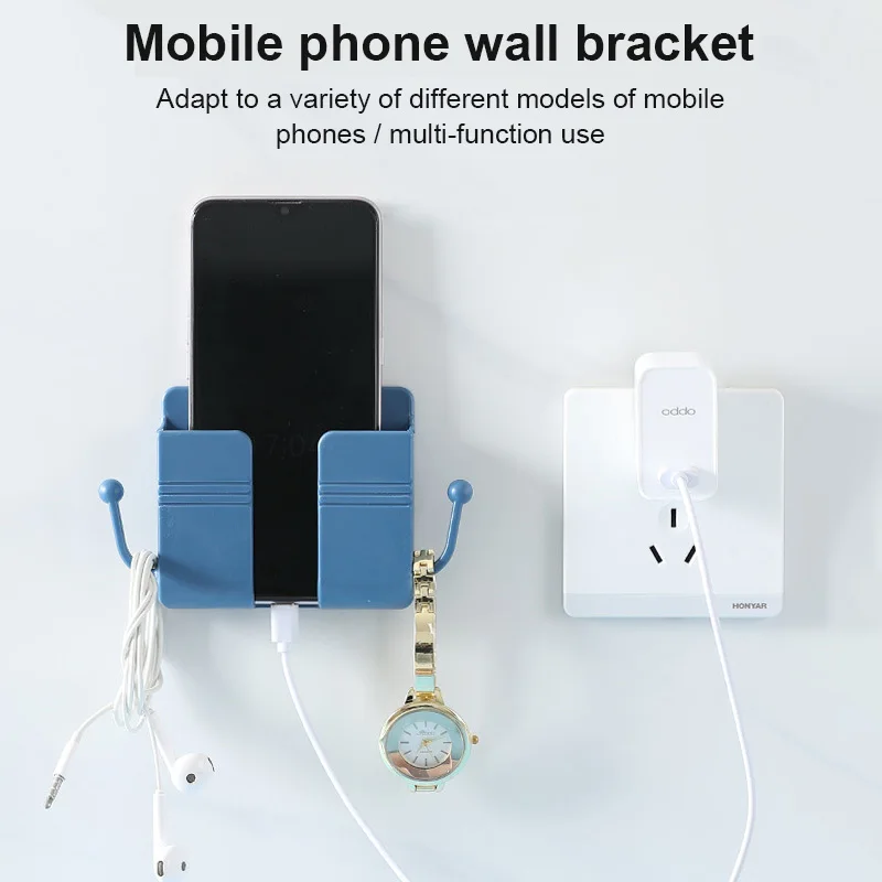 Wall Mounted Organizer Storage Box Remote Control Air Conditioner Storage Case Mobile Phone Plug Holder Stand With Two Hooks
Wall Mounted Organizer Storage Box Remote Control Air Conditioner Storage Case Mobile Phone Plug Holder Stand With Two Hooks