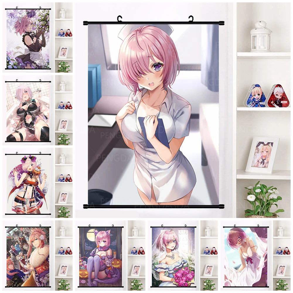 Fate Grand Order Mash Kyrielight Print anime cartoon Picture Canvas Painting Home Decor Wall art Plastic Hanging Scrolls Poster
Fate Grand Order Mash Kyrielight Print anime cartoon Picture Canvas Painting Home Decor Wall art Plastic Hanging Scrolls Poster