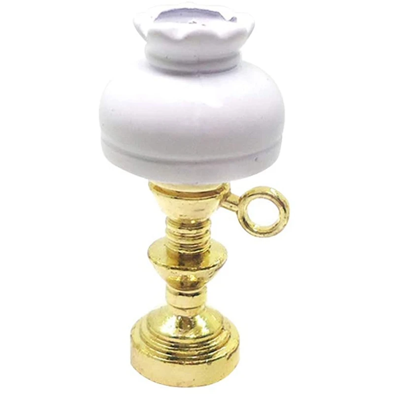 1/12 Dolls House Lighting Miniature Table Lamp LED Mini Vintage Desk Lamp for Doll House Study Room Bedroom Decor
1/12 Dolls House Lighting Miniature Table Lamp LED Mini Vintage Desk Lamp for Doll House Study Room Bedroom Decor
