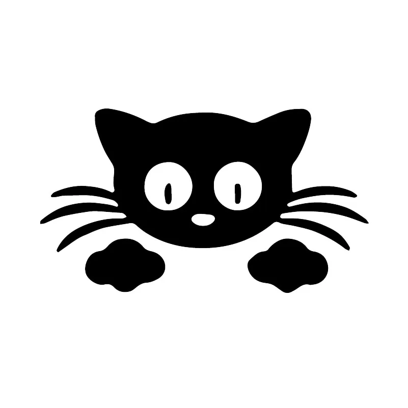 Car Stickers Fun Cat Car Stickers Window Decoration PVC Art Decals Cute Cartoon Cat Black/silver 15.9x8.9cm
Car Stickers Fun Cat Car Stickers Window Decoration PVC Art Decals Cute Cartoon Cat Black/silver 15.9x8.9cm