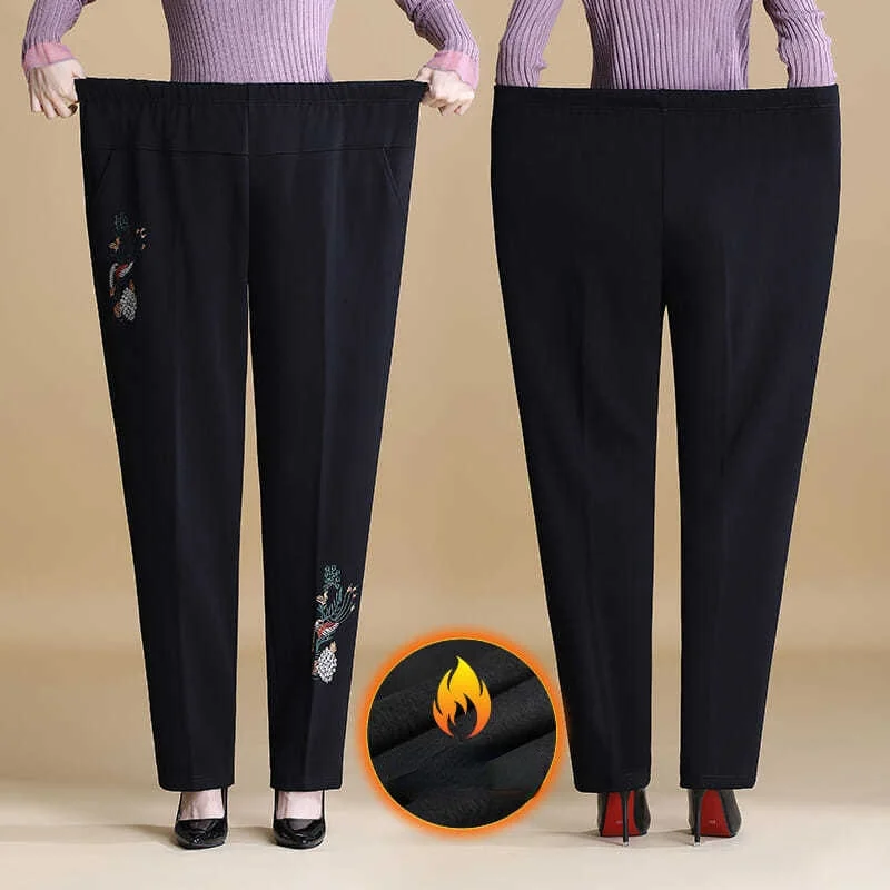 Extra Large Size Women's 2022 Warm Pants Female Loose Elastic Pants Middle-aged Clothing Pants Ladies Velvet Trousers B06
Extra Large Size Women's 2022 Warm Pants Female Loose Elastic Pants Middle-aged Clothing Pants Ladies Velvet Trousers B06