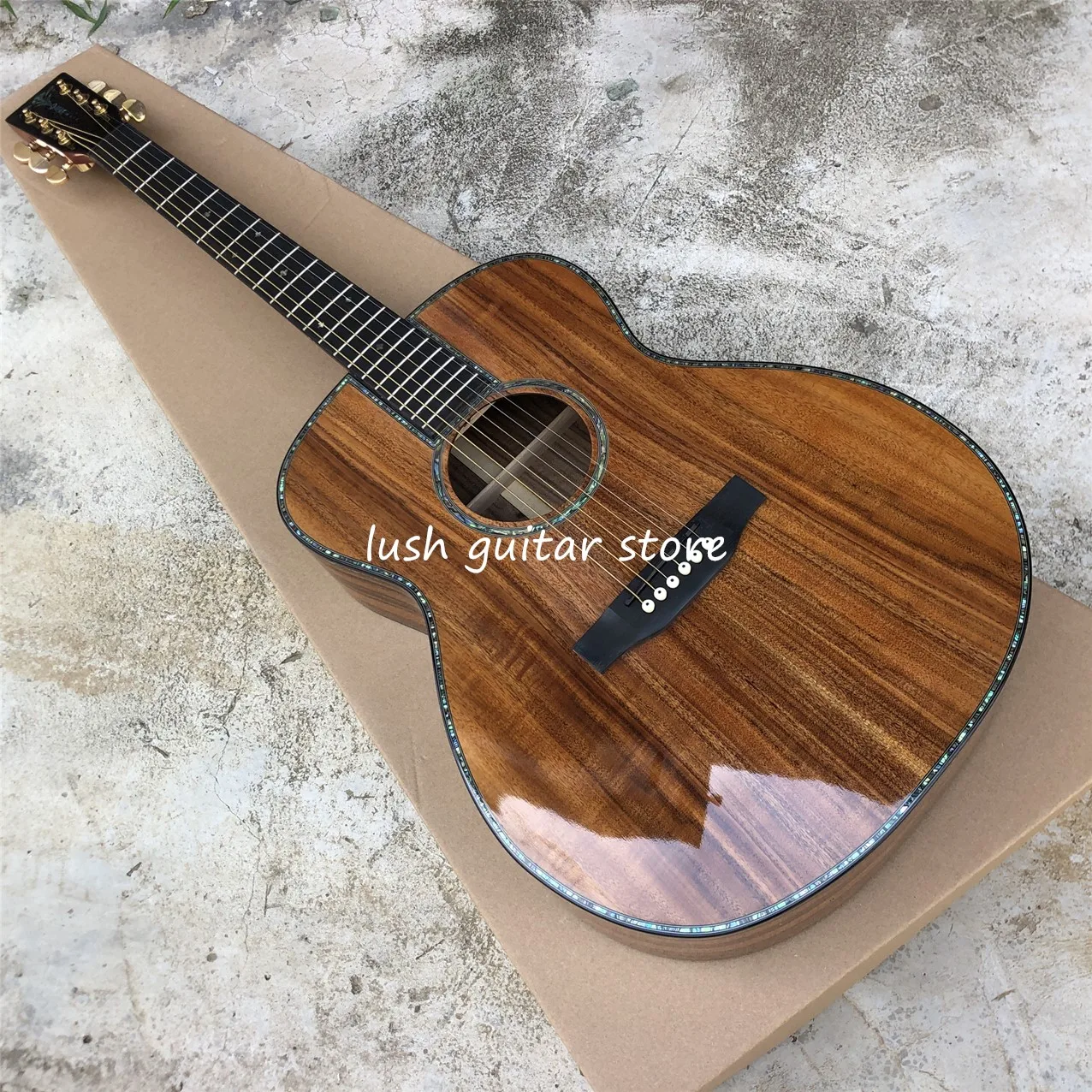 Factory Custom All Solid Wood Acoustic Guitar,6 Strings 916 Model Koa Wood Guitarra,Real Abalone,Ebony Fretboard,Free Shipping
Factory Custom All Solid Wood Acoustic Guitar,6 Strings 916 Model Koa Wood Guitarra,Real Abalone,Ebony Fretboard,Free Shipping