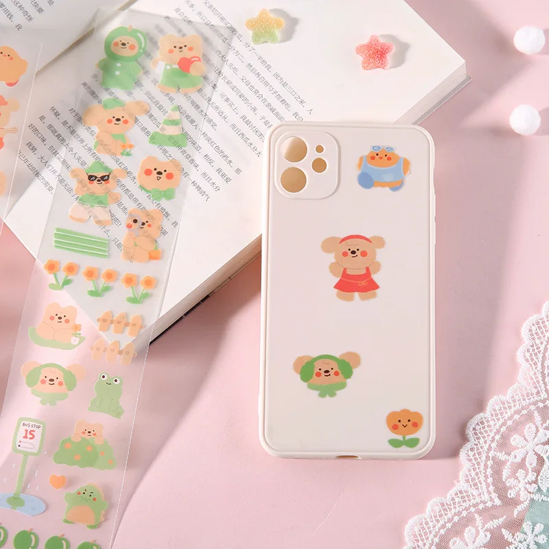 1pcs Cute Colorful Bear PVC Decorative Stickers Scrapbooking DIY Craft Diary Album Collage Kawaii Stationery Sticker
1pcs Cute Colorful Bear PVC Decorative Stickers Scrapbooking DIY Craft Diary Album Collage Kawaii Stationery Sticker